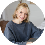 portrait young beautiful woman social media influencer recording video tutorial lifestyle vlog circle